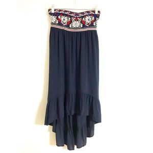 THML High Low Dress with Embroidery Size Small